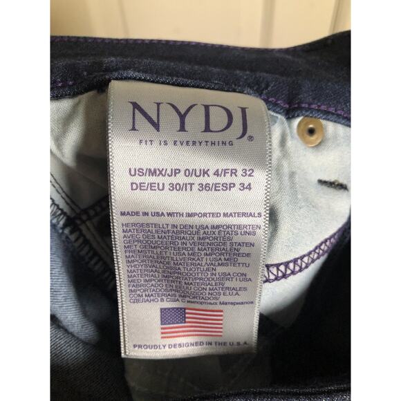 NYDJ Women’s AMI Skinny Legging Jeans Dark Wash Size O - Picture 9 of 12